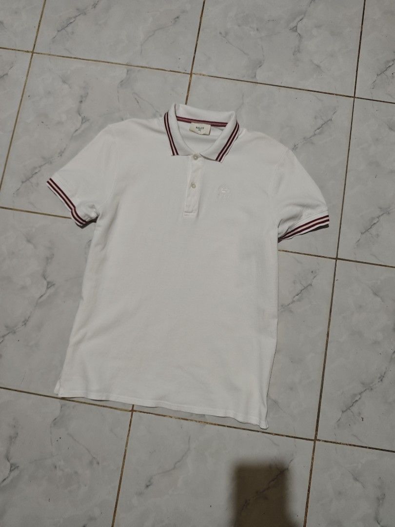Bally poloshirt (Category: Tshirts & Polo Shirts ) located in Binalbagan. Submitted by Kristoffer_Arguelles (Listing ID 1464375647, Image 2). Description: good as brand new 10/10 no issues even collar med 20x27 dimension authentic .
