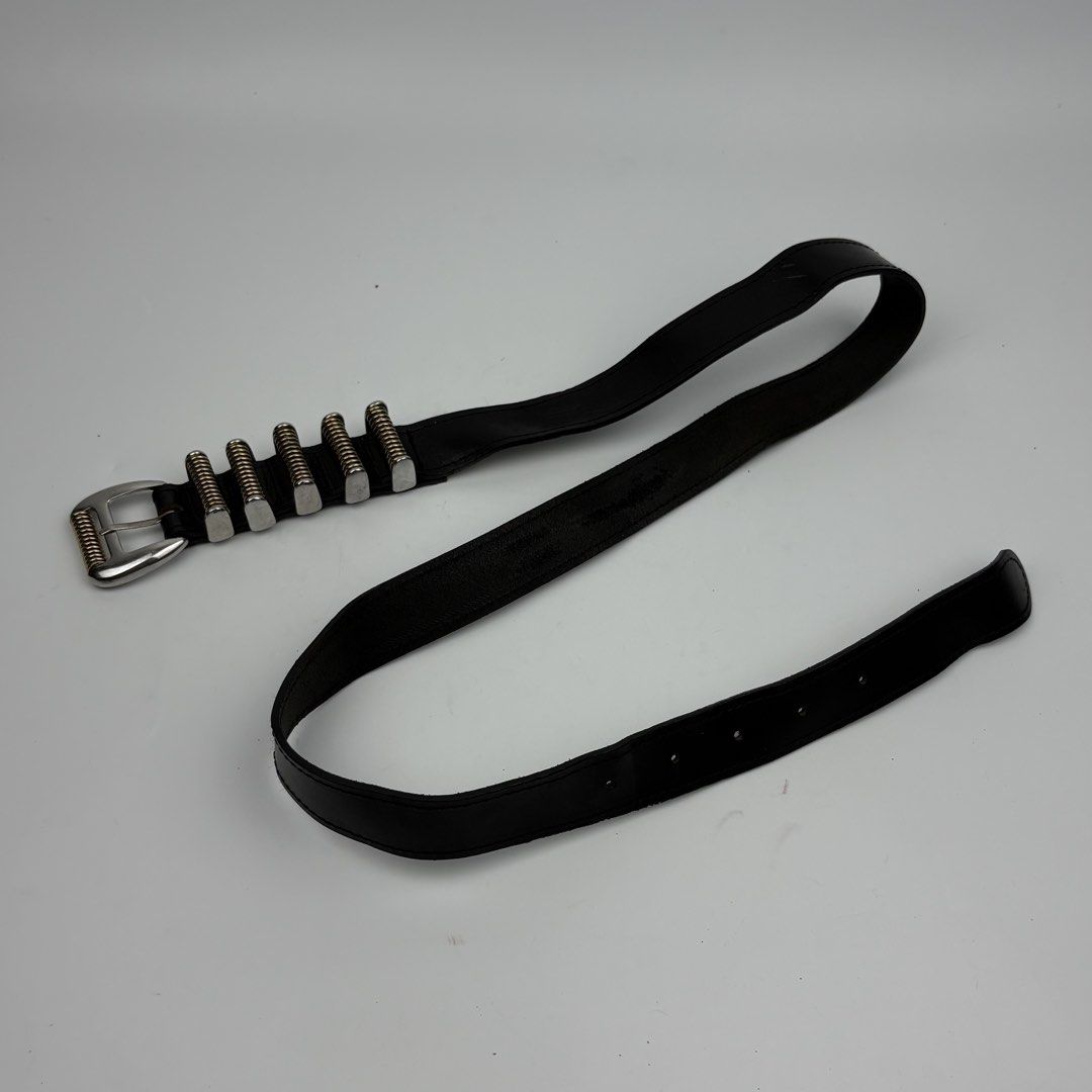 Balmain - Christophe Decarnin - Spring Leather Belt Alternative (Category: Belts) located in Bacolod City. Submitted by cast.archives (Listing ID 1464528026, Image 2). Description: Balmain - Christophe Decarnin - Spring Leather Belt Alternative Length: 41" Waist: 30" - 36" Condition: Very good Flaw: Sign of used.