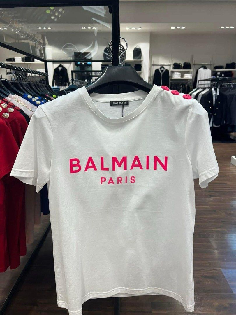 Balmain shirt (Category: Luxury Apparel) located in Quezon City. Submitted by slluxury_ph (Listing ID 1464358656, Image 1). Description: Brandnew balmain shirt RFS:wrong size Medium .