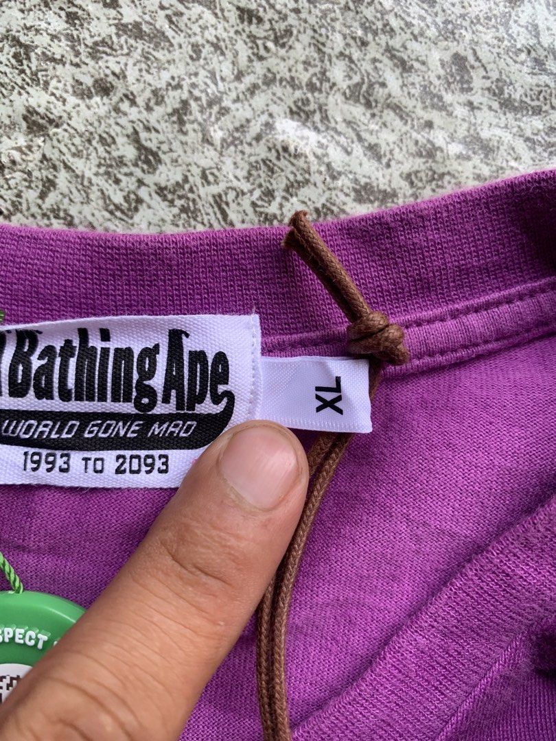 bape (Category: Tshirts & Polo Shirts ) located in Davao. Submitted by kalbosouthlandkings13 (Listing ID 1464443083, Image 3). Description: bape size xl 22x30 Bnew condition 10/10 color rate no issue .