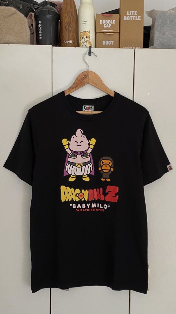 Bape x DBZ Majin Buu (Category: Tshirts & Polo Shirts ) located in Quezon. Submitted by bapestaa (Listing ID 1464438635, Image 1). Description: (Details) • Bape x DBZ Majin Bui • Size: Medium on tag • Dimes: 19.5x28 • Color Rate: 9.4 or better • Issue/s: None • Direct message for other pics Quezon Province, 4301..