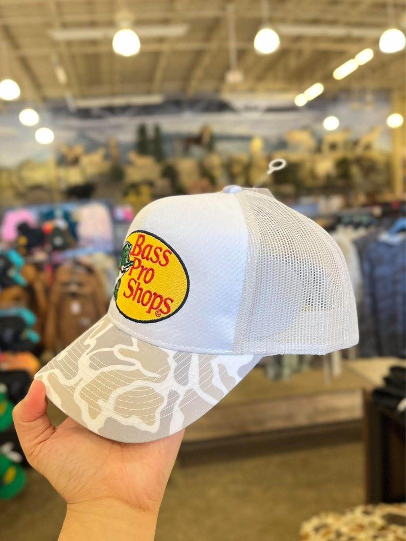 Bass Pro Shops Trucker Hat - Camo Brim (Category: Caps & Hats) located in Quezon City. Submitted by matchaluu (Listing ID 1464426888, Image 2). Description: Pre-Order from 🇨🇦 ETA: DECEMBER I accept bulk orders!.