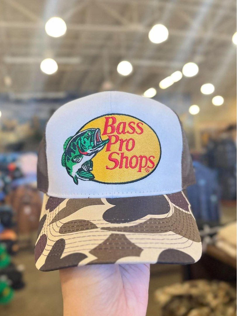 Bass Pro Shops Trucker Hat - Camo Brim (Category: Caps & Hats) located in Quezon City. Submitted by matchaluu (Listing ID 1464426888, Image 3). Description: Pre-Order from 🇨🇦 ETA: DECEMBER I accept bulk orders!.