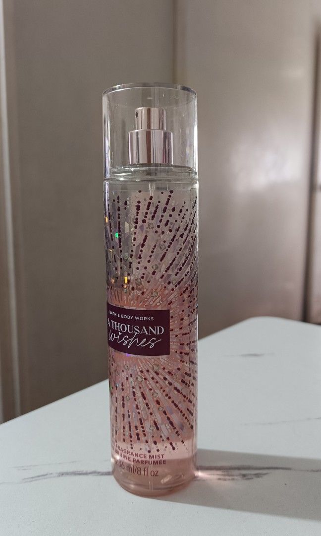 BBW Mist (Category: Fragrance & Deodorants) located in Manila. Submitted by lovemariii (Listing ID 1464403224, Image 1). Description: AUTHENTIC BBW FRAGRANCE MIST SCENT: A Thousand Wishes ( Personal Fav. ).