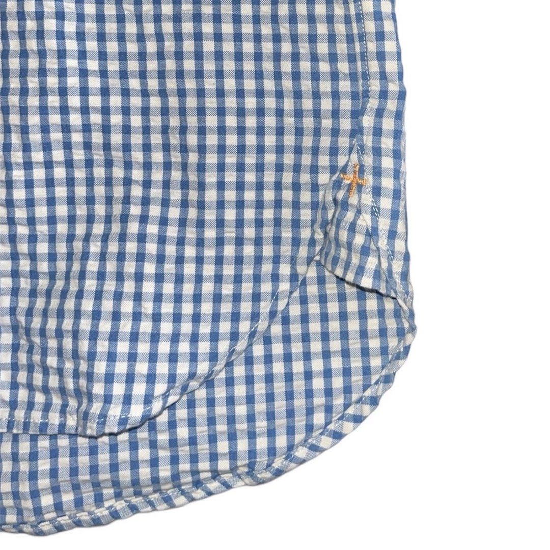 Beams Plus B/D Pullover S/S Seersucker Gingham Shirt (Category: Formal Shirts) located in Binan City. Submitted by ronsanchez (Listing ID 1464472486, Image 3). Description: Beams Plus B/D Pullover S/S Seersucker Gingham Shirt This BEAMS PLUS B.D. Pullover Short Sleeve Indigo Seersucker Gingham Shirt blends timeless 1960s American ivy league shirting with meticulous Japanese craftsmanship. Premium 100% cotton seersucker with a distinct puckered te