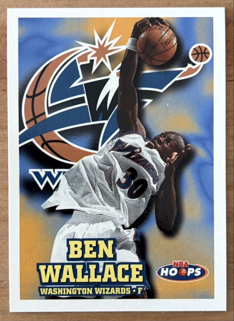 Ben Wallace | NBA Cards ~ Hoops '97 - '98 (Category: Raw Singles) located in Makati City. Submitted by cardlab (Listing ID 1464368214, Image 1). Description: Items are 💯 authentic/original/legit. About The Card: • '97 - '98 NBA Hoops • Card No. 329 • 2nd Year FOR: • Cards ₱99 and below with Card Sleeves • Cards ₱100 and up with Used Toploader • ₱10 for Bnew Tops Packaging (If Shipping): ✔️ Plastic cover ✔️ Cardboard ✔️ Bubble wrap NOTE: • Cards 