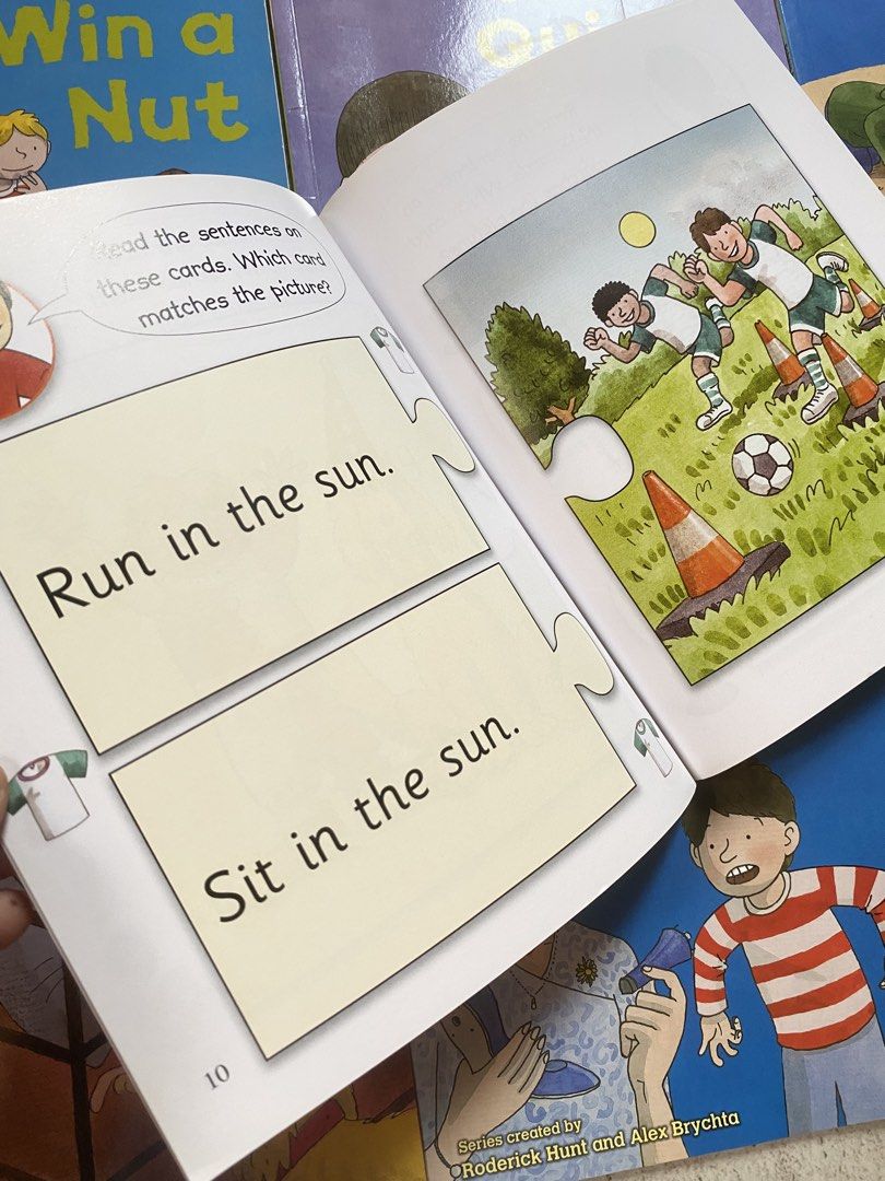 Biff, Chip & Kipper Phonics Books - Oxford Reading Tree (Category: Children's Books) located in Quezon City. Submitted by donagraceliwanag (Listing ID 1464513838, Image 3). Description: - Set of Biff, Chip & Kipper phonics books - Ideal for early readers learning to sound out words - Covers alphabet, simple stories, and phonics - Part of the Oxford Reading Tree series - Features pages with letter and word examples - Helps build reading confidence