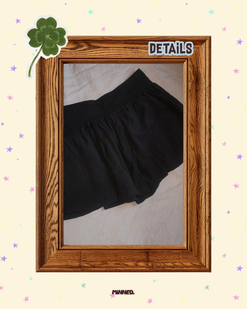 Black Flowy Athletic Shorts/Skorts (Category: Shorts) located in San Fernando, Camarines Sur. Submitted by minnedbymin (Listing ID 1464433377, Image 2). Description: ✮⋆˙pm me for more questions!.