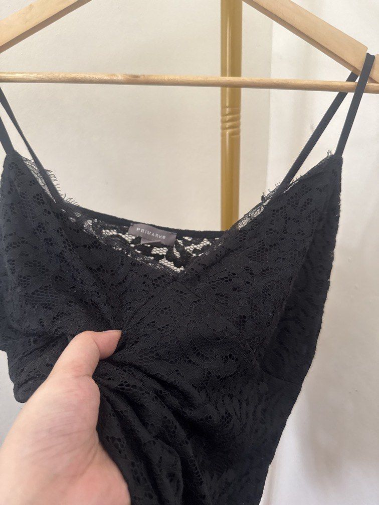 Black Lace Bodysuit (Category: Others Tops) located in Mexico. Submitted by studioleraph (Listing ID 1464403593, Image 2). Description: 🛍️ Perfect for your personal wardrobe 🫶 👗 The actual item being sold is the original garment shown in the product photos. Small differences in fit, drape, color, texture, or details may occur. 💌 Condition: • Preloved; Please wash the items before wearing. • Please manage expectations as these are vintage/pre-