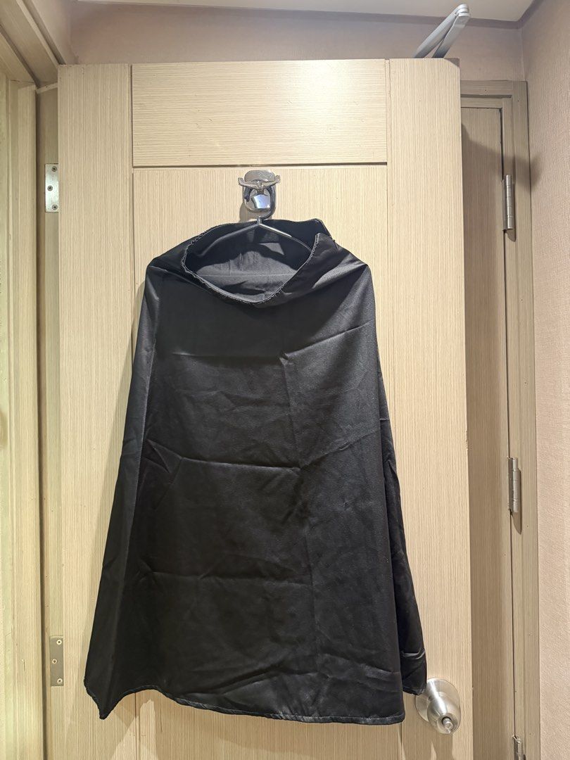 Black Satin Skirt (Category: Coats, Jackets and Outerwear) located in Manila. Submitted by ekathleeen (Listing ID 1464462541, Image 1). Description: Decluttering!! 👖 Used once but still in good condition Waist: S My height: 5’4 Loc: Makati.