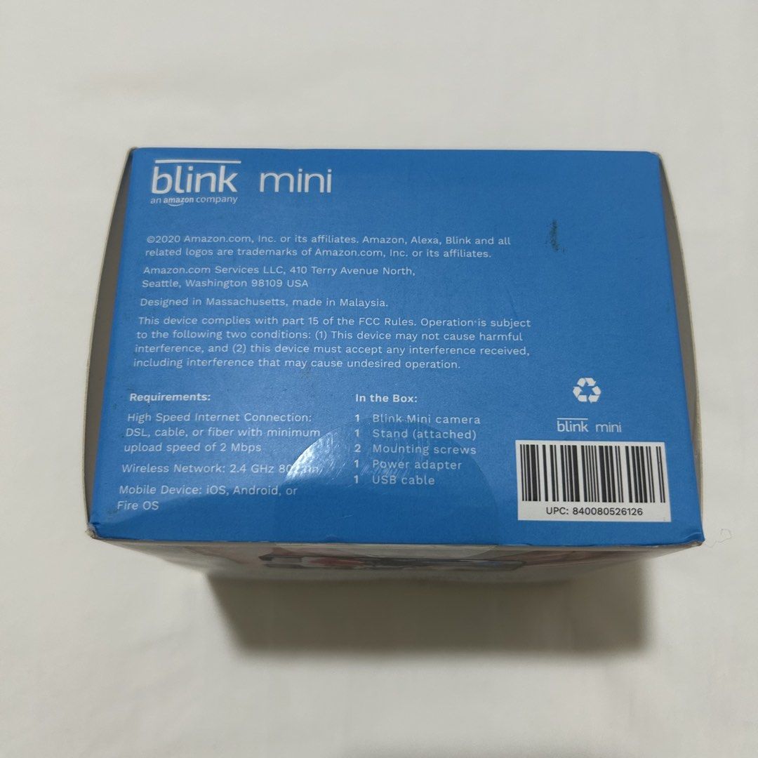 BLINK Mini Indoor Plug-In HD Smart Security Camera CCTV (Category: Security Systems & CCTV Cameras) located in Tanza. Submitted by shop_qrated (Listing ID 1464450056, Image 2). Description: BLINK Mini Indoor Plug-In HD Smart Security Camera CCTV. Bought but never used. Sealed pa po yung box. Monitor the inside of your home day and night with our 1080P HD indoor plug-in smart security camera with motion detection and two-way audio. See, hear, and 
