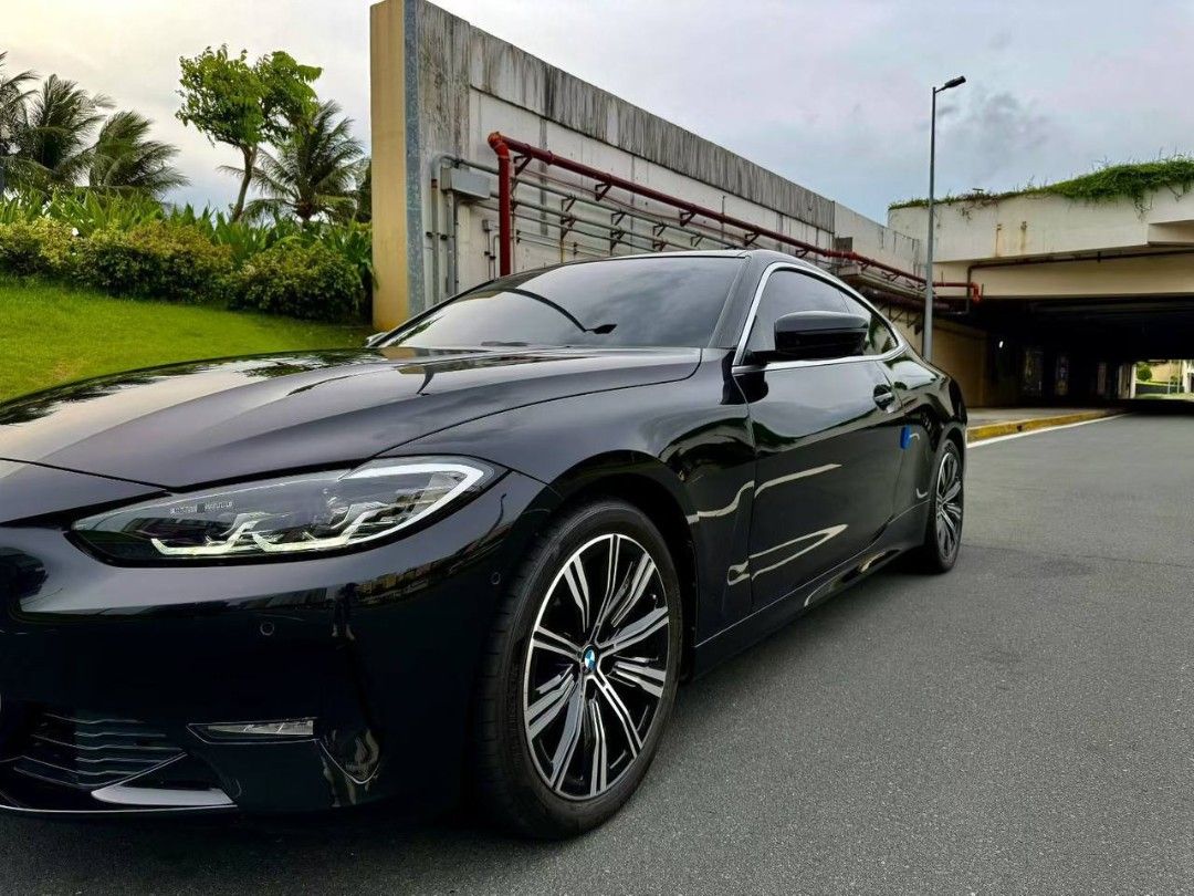 BMW 420i sports Auto (Category: Used Cars) located in Makati City. Submitted by yahj_takahashi (Listing ID 1464431614, Image 3). Description: 2024 BMW 420i Coupe One owner | Only 6,000 km | Like-new condition ❗️ Unavailable at dealerships; this unit is ready for immediate delivery ✔️ 2.0T engine + 8-speed automatic + RWD (quintessential BMW handling) ✔️ New large integrated display + Wireless Apple CarPlay + Wireless charging ✔️ Supports My BMW r