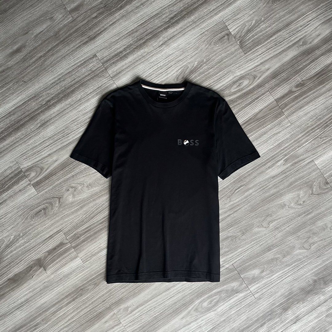 Boss Tiburt T-Shirt (Category: Tshirts & Polo Shirts ) located in Cebu City. Submitted by specializedgoodsitem_ (Listing ID 1464535545, Image 2). Description: excellent condition slightly needs wash ( naka display sa store ) details posted color may vary due to light 21.5’ width 28.5’ length .