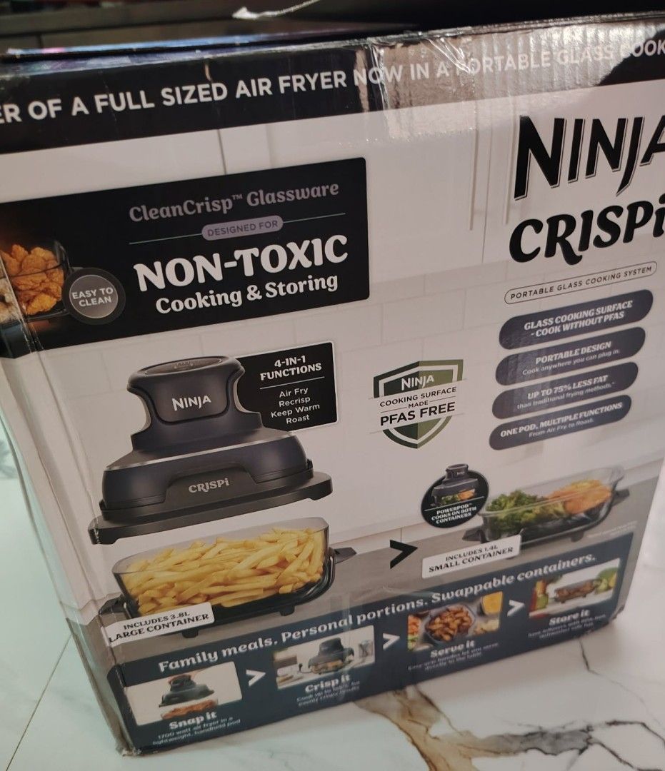 BRAND NEW NINJA CRISPI (Category: Ovens & Toasters) located in Bulacan. Submitted by iamvanillapeach (Listing ID 1464403274, Image 2). Description: Brand new. You can try in actual if pick up..