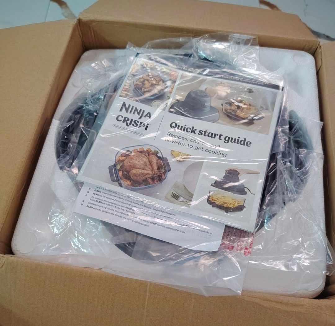 BRAND NEW NINJA CRISPI (Category: Ovens & Toasters) located in Bulacan. Submitted by iamvanillapeach (Listing ID 1464403274, Image 1). Description: Brand new. You can try in actual if pick up..