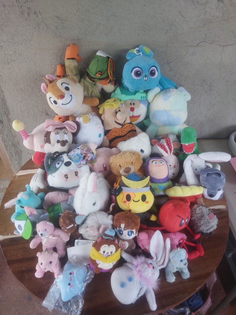 Bundle of Assorted Plush Toys - Various Characters (Category: Plushies & Soft Toys) located in Magarao. Submitted by hotdogsandwich.flower (Listing ID 1464463309, Image 1). Description: - Bundle of cute plush toys - Includes characters like Buzz Lightyear, a bee, a bunny, and more - Perfect for kids or collectors - Assorted sizes (small to medium) - All plush toys are soft and cuddly - Excellent value bundle deal.