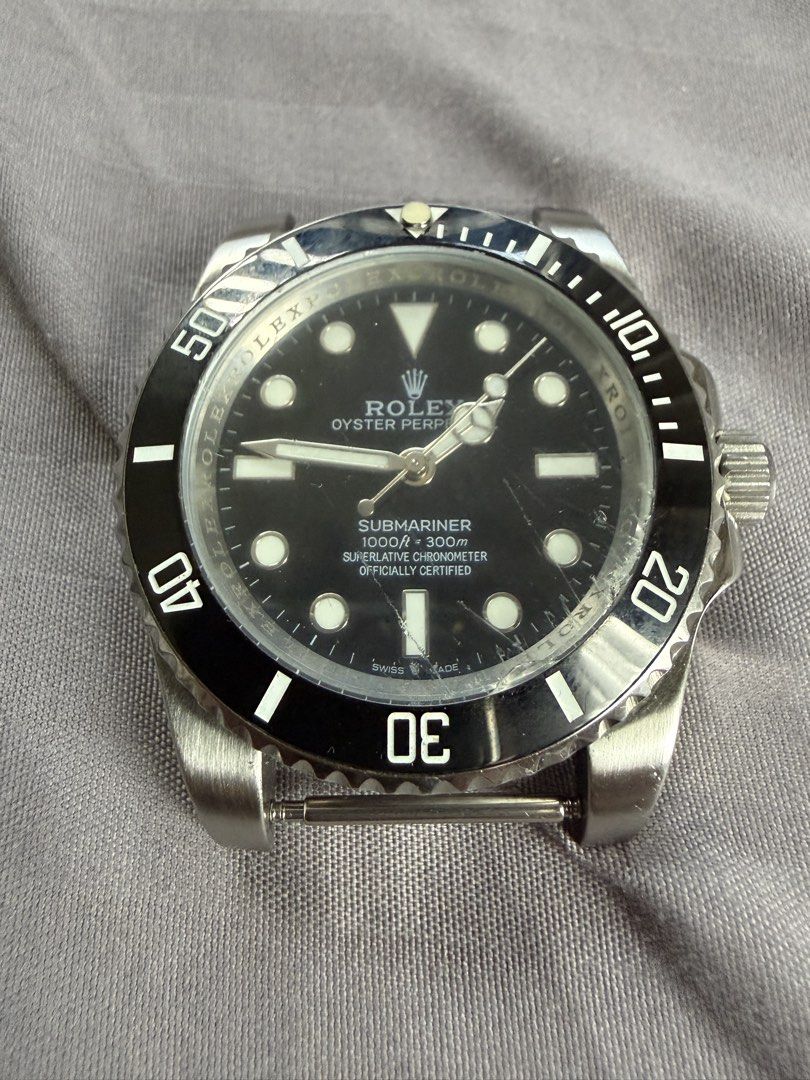 Bundle of Cartier and Rolex (Category: Luxury Watches) located in Manila. Submitted by 1vktry (Listing ID 1464359484, Image 2). Description: Cartier: Case width: 35.1 mm Thickness: 8.83 mm Flaws: none Comes with 4 extra links No Box or papers Price: 6k Rolex: Case Width: 40.2 mm Thickness: 12.5 mm Flaws: scratches on Crystal Comes with original bracelet No Box or Papers Price: 2500 Note: Bought from Thailand copy market hence no papers/ box and t