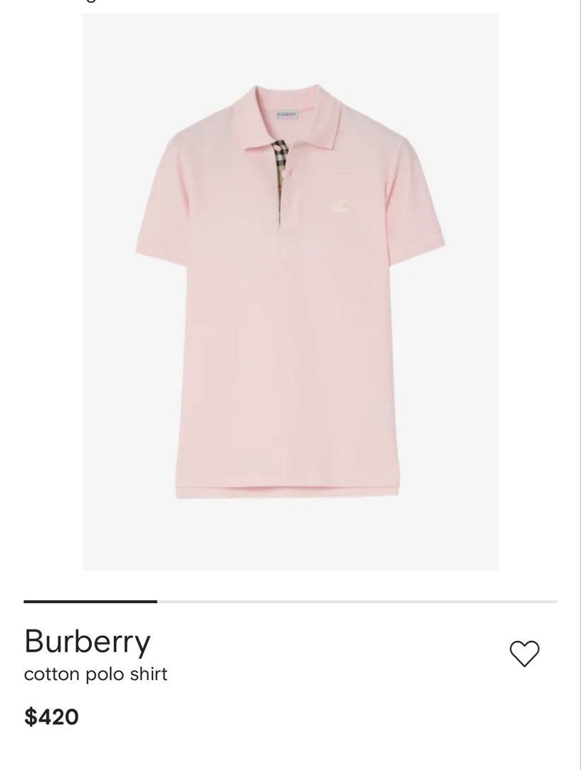 BURBERRY POLO SHIRT 4T (Category: Babies & Kids Fashion) located in San Pablo. Submitted by majhoii (Listing ID 1464409837, Image 1). Description: PRELOVED BURB POLO SHIRT 4T EUC/LN WITH ISSUE BLACK INK STAIN (CHECK PHOTO) Still super pogi Bawal sa maselan.