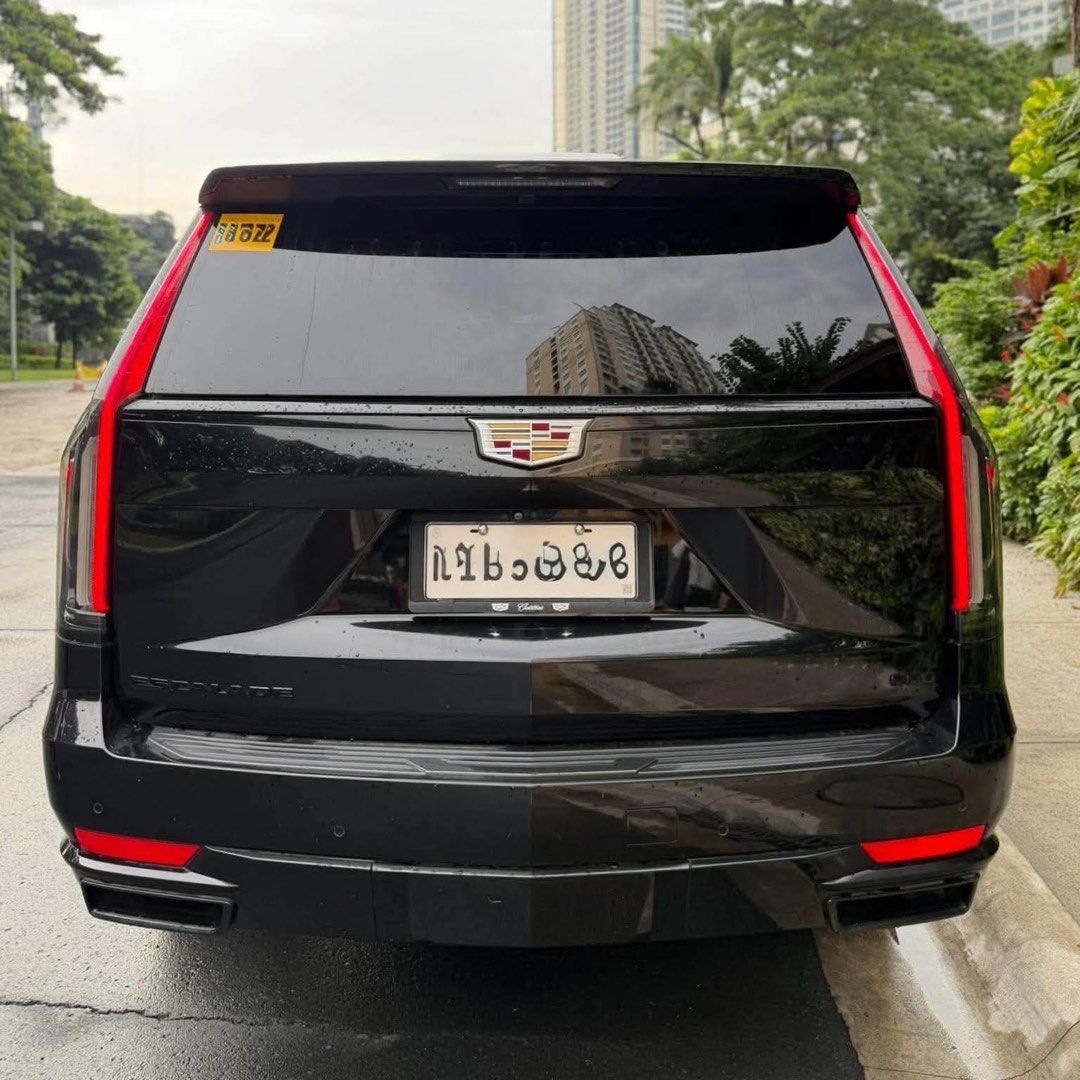 Cadillac Escalade ESV INKAS Level 6 Bulletproof Auto (Category: Used Cars) located in Manila. Submitted by quality_cars (Listing ID 1464462607, Image 3). Description: ‼️FOR SALE‼️ ‼️CASH ONLY‼️ Cadillac Escalade ESV 2023 6.2L V8 INKAS Level 6 Bulletproof 30,xxx Mileage Long wheel base 1st owner Acquired Modified to 4 seater premium leather seats with screen Fresh interior & exterior #8 ending plate. Thursday coding Price: 13.498m Viewing at Quezo