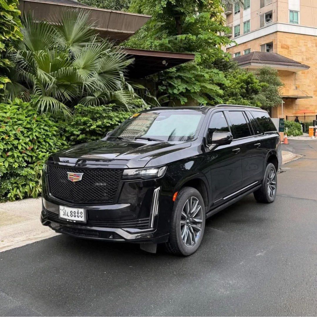 Cadillac Escalade ESV INKAS Level 6 Bulletproof Auto (Category: Used Cars) located in Manila. Submitted by quality_cars (Listing ID 1464462607, Image 1). Description: ‼️FOR SALE‼️ ‼️CASH ONLY‼️ Cadillac Escalade ESV 2023 6.2L V8 INKAS Level 6 Bulletproof 30,xxx Mileage Long wheel base 1st owner Acquired Modified to 4 seater premium leather seats with screen Fresh interior & exterior #8 ending plate. Thursday coding Price: 13.498m Viewing at Quezo