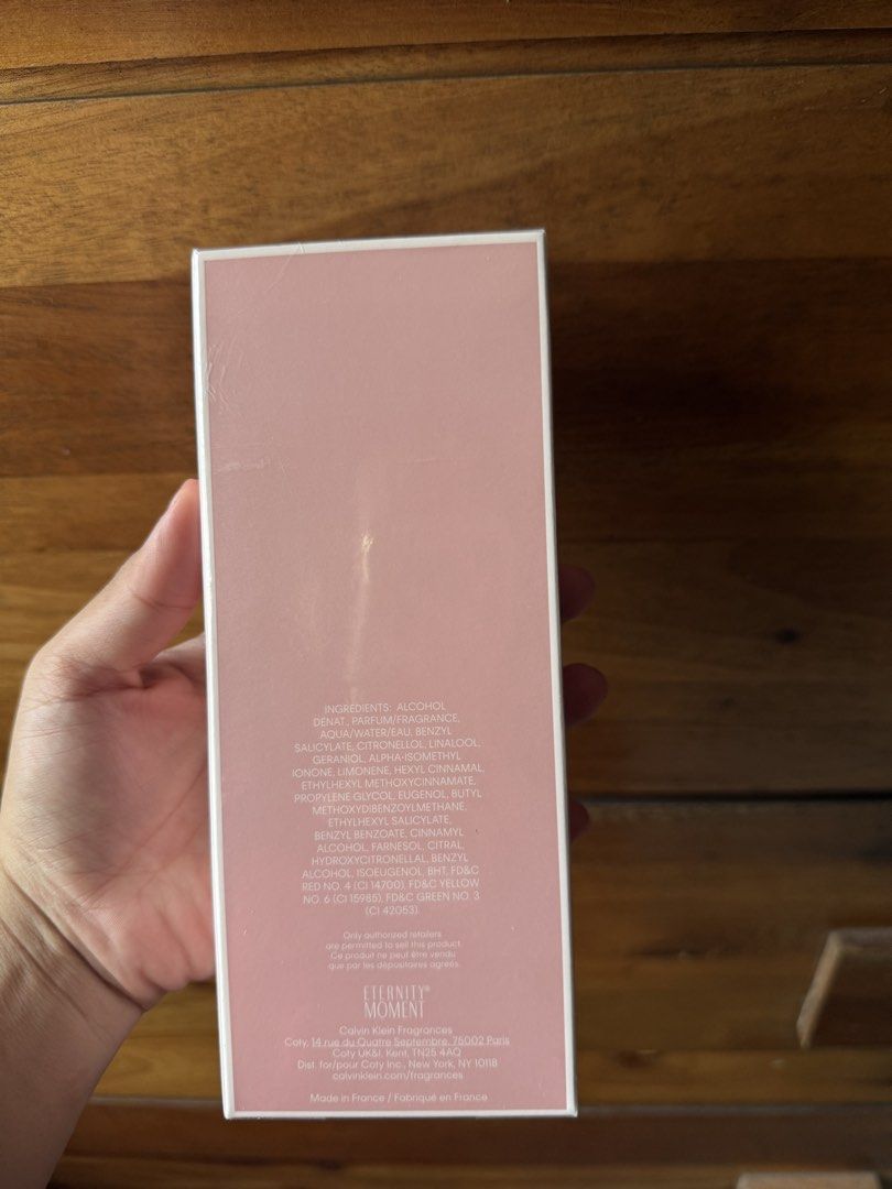 Calvin Klein Eternity Moment Eau de Parfum Spray 100ml (Category: Fragrance & Deodorants) located in Manila. Submitted by bitoy_gray (Listing ID 1464364290, Image 3). Description: - Calvin Klein Eternity Moment Eau de Parfum Spray - 100ml bottle - Brand new, sealed in original box - A timeless and classic fragrance - Ideal for everyday wear - Makes a wonderful gift idea.
