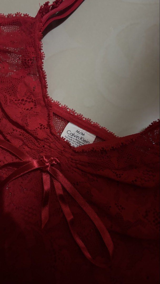 calvin klein lingerie (Category: Undergarments & Loungewear) located in Baguio. Submitted by iyychen (Listing ID 1464433887, Image 1). Description: calvin klein red lingerie.