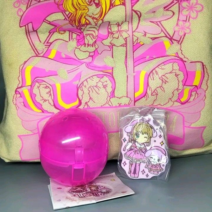 CARDCAPTOR SAKURA TOTE BAG (Category: Tote Bags) located in Manila. Submitted by miaxshop (Listing ID 1464366039, Image 3). Description: Original Cardcaptor Sakura Tote Bag ♡ • Beige & pink • With original label + paper tag • Free Sakura Melody keychain 🎀 • May small stain/dumi on the left side • Please manage expectations, selling as is 💌 Claim or DM for inquiries! MOD: J&T EXPRESS MOP: MARIBANK LOCATION: SAN MATEO, RIZAL can ship immediately.