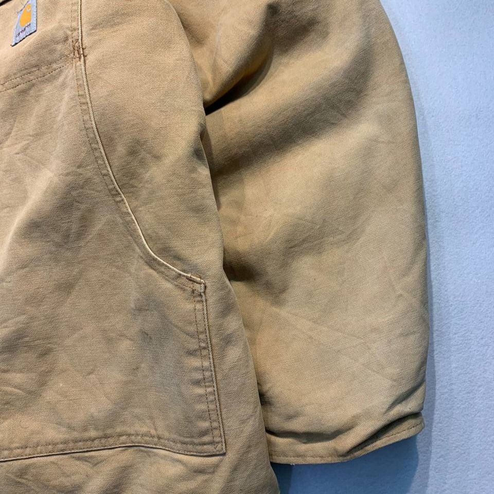 Carhartt Arctic Traditional Jacket (Category: Coats, Jackets and Outerwear) located in Mandaluyong City. Submitted by theroom501 (Listing ID 1464434031, Image 3). Description: Carhartt Arctic Traditional Jacket Style Code: C03-BRN Production Date: Late 1990s to around 2011 Size on Tag: XLarge Regular Color: Brown Condition: Excellent vintage condition. Overall clean structural integrity. Flaws/Issues: Features visible rust stains and a nice natur