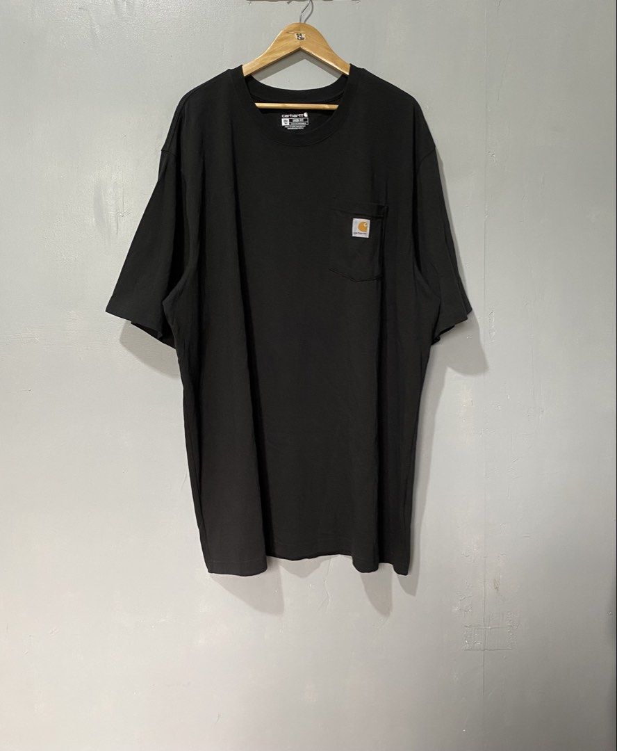 CARHARTT K87 (Category: Tshirts & Polo Shirts ) located in Quezon City. Submitted by fast_break (Listing ID 1464502394, Image 3). Description: CARHARTT K87 - LOOSE FIT COLOR: BLACK SIZE: XXL TALL ON TAG DIMES: W29 x 36L📏 COLOR RATE:9.8/10 EXCELLENT CONDITION AS NEW ✅ NO ISSUE LOC:NOVA QC📍 DM TO PURCHASE 💌.