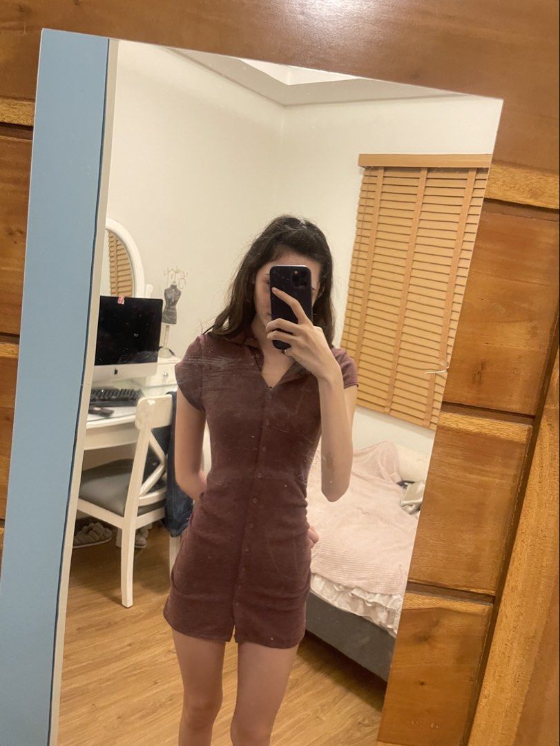 Casual brown red mini dress (Category: Dresses) located in Binan City. Submitted by missing1naction (Listing ID 1464453076, Image 1). Description: .