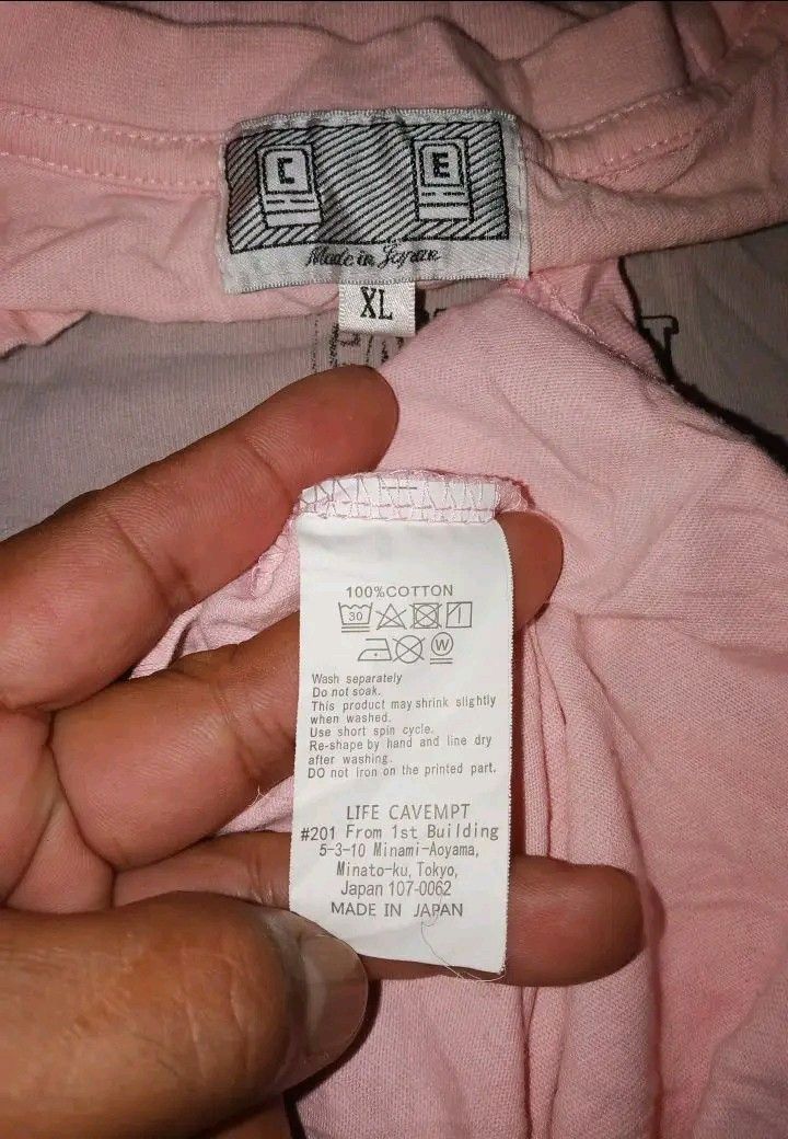 CAV EMPT TEE (Category: Activewear) located in Guihulngan. Submitted by johnjohndripgoods (Listing ID 1464569510, Image 3). Description: CAV EMPT DIMES: 22x30 EXCELLENT CONDITION 9.5/10 COLOR RATE NO ISSUE NEEDS WASH/LABA FREE TO VOUCH OPEN FOR VC WITH ITEM DM.