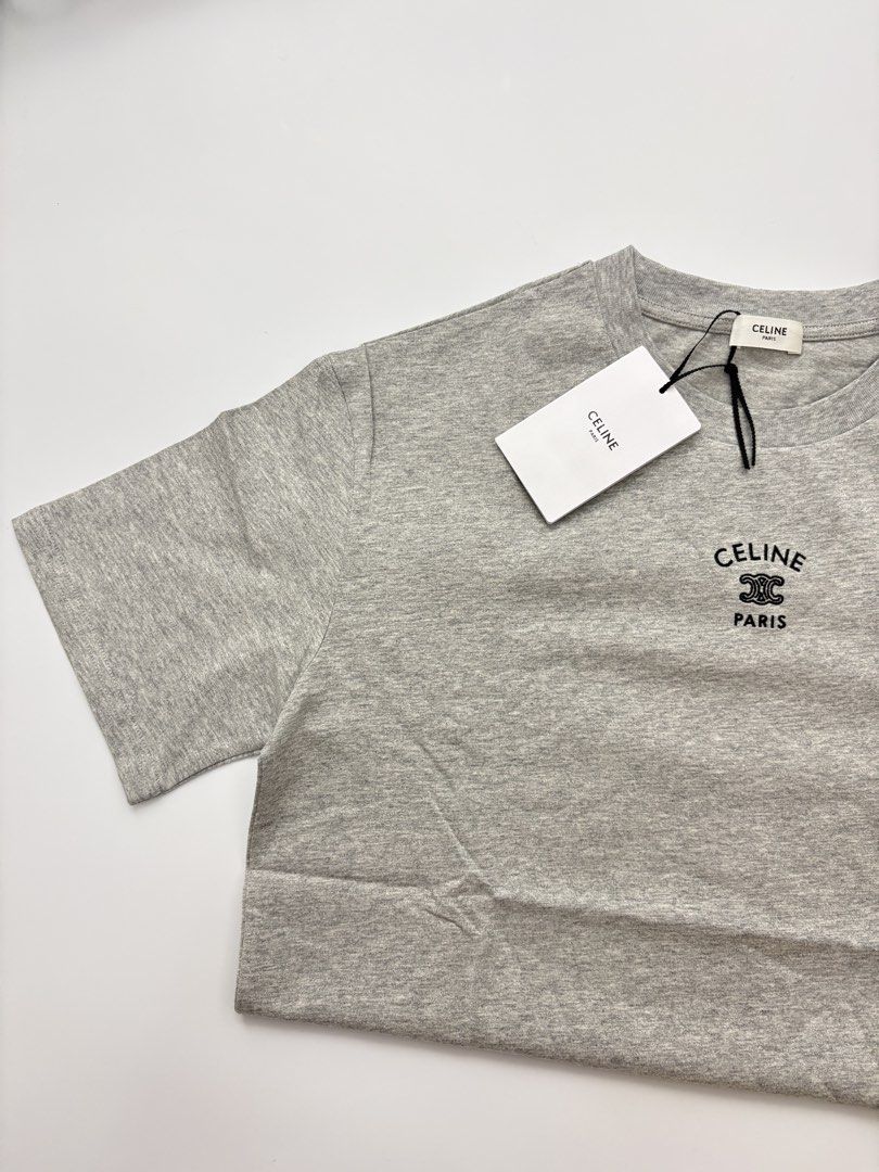 Celine Paris Logo T-Shirt (Category: Shirts) located in Quezon City. Submitted by one2onemnl (Listing ID 1464541170, Image 3). Description: Brandnew with hangtags Complete tags Size: Medium (22 x 26 SLIMFIT) Size: Large (22 x 28 Slimfit) Send us a message to purchase 📩 .