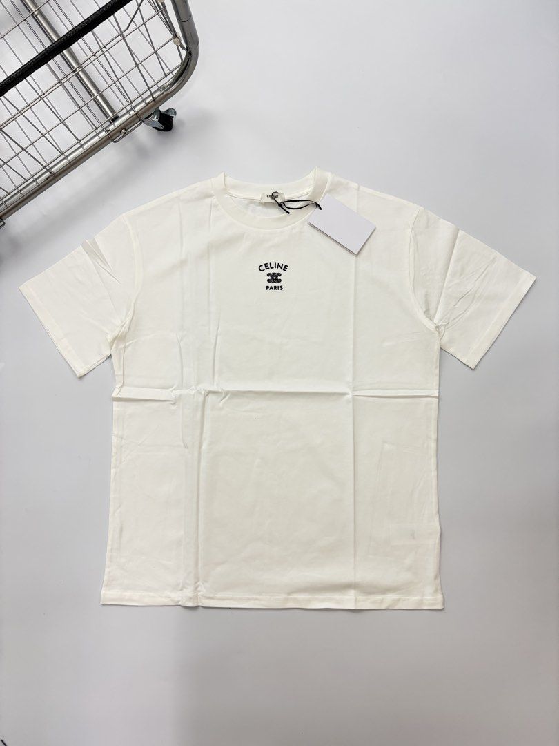CELINE T SHIRT (Category: Shirts) located in Quezon City. Submitted by one2onemnl (Listing ID 1464541321, Image 1). Description: Brandnew with hangtags Complete tags Size: Medium (22 x 26 SLIMFIT) Size: Large (22 x 28 Slimfit) Send us a message to purchase 📩 .