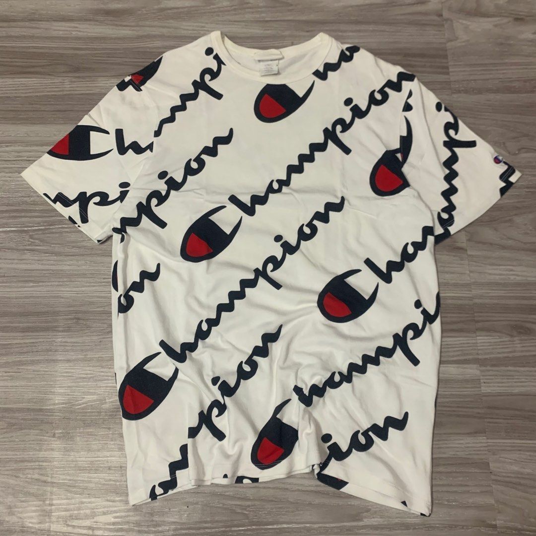 Champion Aop (Category: Tshirts & Polo Shirts ) located in Cavite. Submitted by yobubsss (Listing ID 1464557232, Image 1). Description: Size Large 22w 32L Good condition No issue.