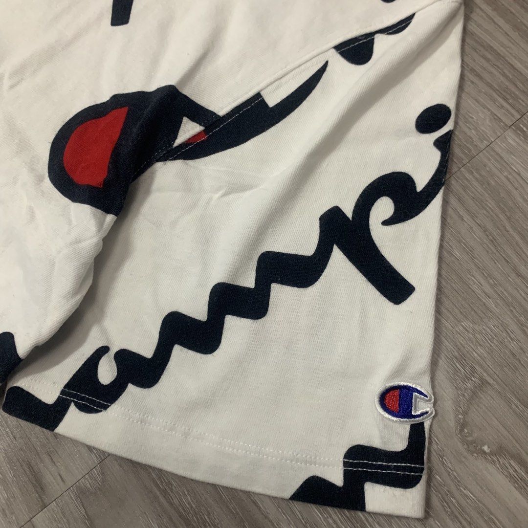 Champion Aop (Category: Tshirts & Polo Shirts ) located in Cavite. Submitted by yobubsss (Listing ID 1464557232, Image 2). Description: Size Large 22w 32L Good condition No issue.
