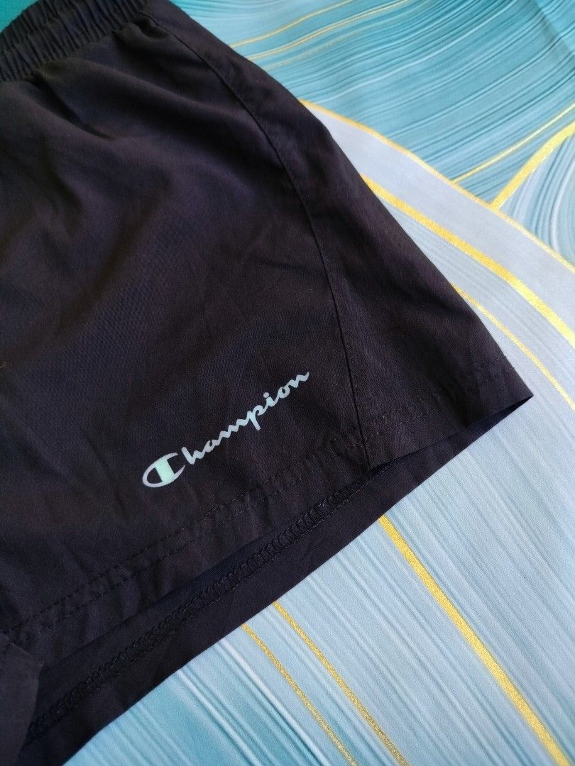 Champion Black Athletic Shorts Size 14/16 (Category: Activewear) located in Manila. Submitted by virgiliosa38485 (Listing ID 1464498006, Image 2). Description: - Brand: Champion - Color: Black -Waist 26-34 - Style: Athletic shorts - Features: Elastic waistband with drawstring - Comfort: Simple and comfortable - Use: Great for sports or lounging - Size: 14/16 - Origin: Made in China.