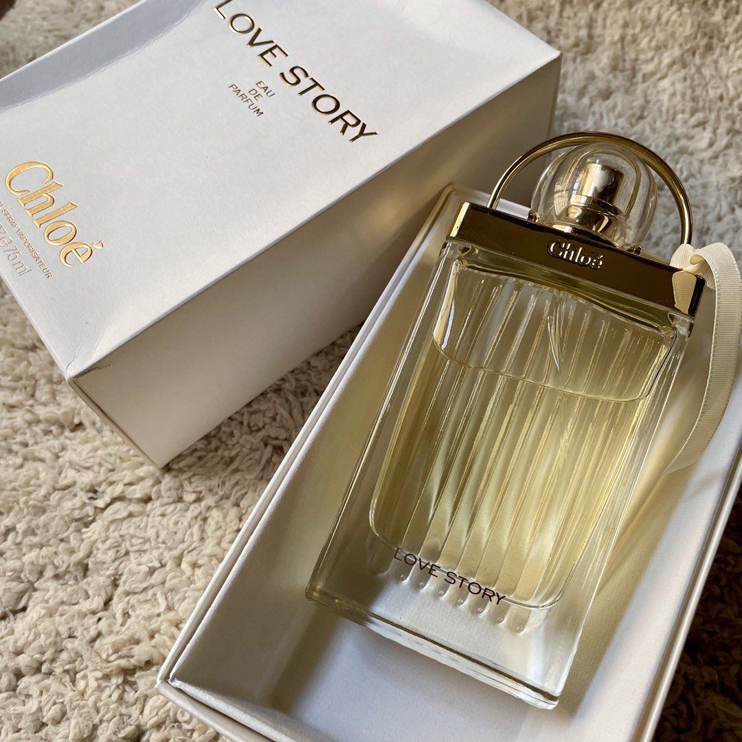 Chloe Love Story Eau de Parfum (Category: Fragrance & Deodorants) located in Subic. Submitted by javsprelovedstuffs (Listing ID 1464429474, Image 2). Description: 90ml perfume 95% full Premium Perfumes engineered to match 90%–95% of the o_ri_gi_nal scent Long lasting RFS: Too many perfumes #perfumeph #dubaiperfumes #nicheperfume #jomalone #luxuryperfumes.