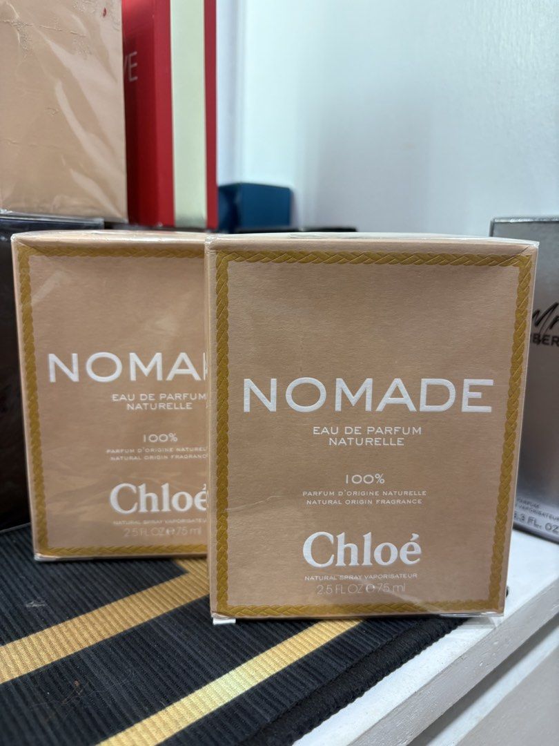 Chloe Nomade75ml (Category: Fragrance & Deodorants) located in Bulacan. Submitted by mygigigoods (Listing ID 1464355755, Image 1). Description: Bnew sealed.