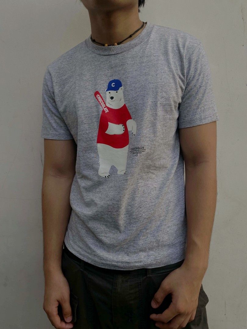 Chocolate Tee Shirt (Category: Tshirts & Polo Shirts ) located in Marikina City. Submitted by mar_tthrift (Listing ID 1464470720, Image 3). Description: Measurements: ‎Size: Small ‎Width: 20 inches ‎Length: 24.5 inches ‎ ‎Description: ‎Great condition / Fading prints issue. Color may vary due to lighting. ‎DM for more details / Strictly No deleting comments..