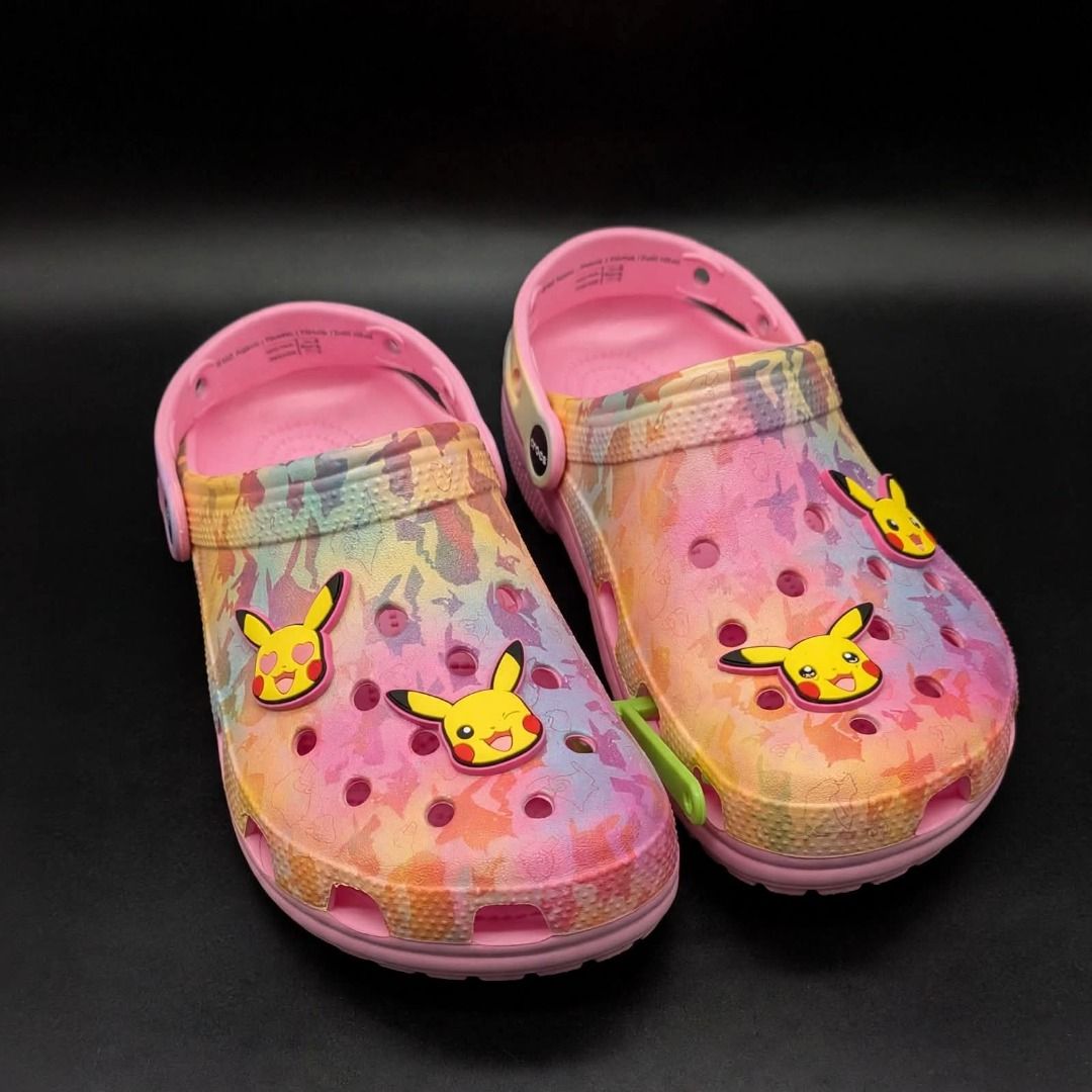 Classic Pikachu Clog - Pink (Category: Babies & Kids Fashion) located in Rizal. Submitted by hiraya16 (Listing ID 1464488679, Image 1). Description: C11 C12 J4/W6 J5/W7 J6/W8 3,200 Available Onhand ready to ship J&T - Lalamove - LBC.