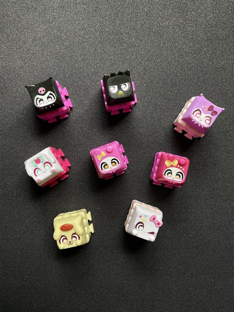 Clickeez x Sanrio (Category: Designer & Blind Box Toys) located in Quezon City. Submitted by tzukumi (Listing ID 1464415673, Image 1). Description: wts lfb clickeez x sanrio - onhand - can do meet-up, lalamove or jnt PRICE LIST: - Classic MyMelody & Pompompurin- ₱100 each - Legendary Precious_Melody.x- ₱350 - Pretty Pastels HelloPastel- ₱150 - Fruity Picnic Cinnamomo- ₱130 TRADE TO: - Pretty Pastels Dreamy_cinna.x - Classic Cinnamoroll - Epic x.K
