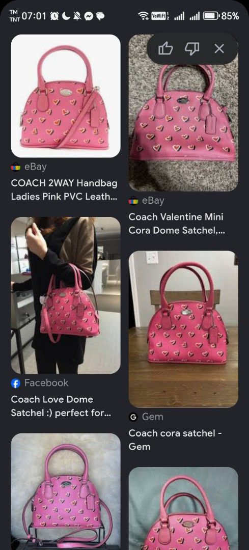 Coach (Category: Cross-body Bags) located in Bulacan. Submitted by jhefkheelo02163 (Listing ID 1464558210, Image 3). Description: Coach alma mini sling Fits cellphone supernice in actual.