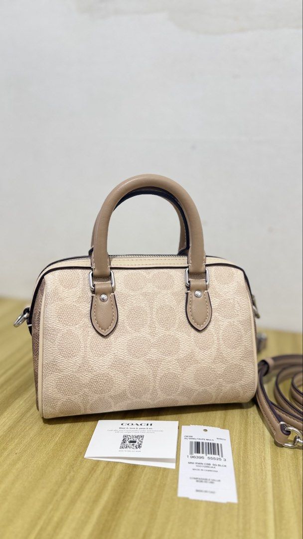 Coach Mini Rowan (Category: Luxury Bags & Wallets) located in Caloocan City. Submitted by tokyo112419 (Listing ID 1464361107, Image 2). Description: Preloved used once With carecard and tag Original 💯 .