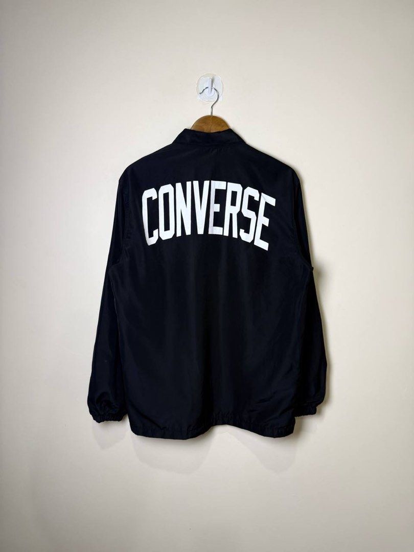 CONVERSE ANDOVER COACHES JACKET (Category: Coats, Jackets and Outerwear) located in Tacloban City. Submitted by coachfinds (Listing ID 1464471960, Image 2). Description: CONVERSE ANDOVER COACHES JACKET LARGE BEST FIT XL W 23.5 X L 29 SLEEVE: 24 COLOR RATE: 9.5/10 CONDITION: 9.5/10 MINE: 1299.