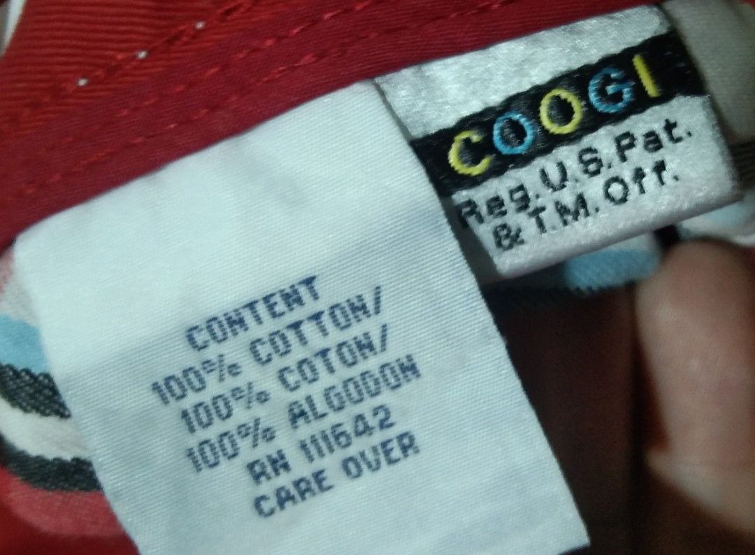 Coogi Plaid Cargo Shorts Size W38 (Category: Shorts) located in Quezon City. Submitted by aljonbermu25659 (Listing ID 1464360833, Image 3). Description: - Brand: Coogi - Style: Cargo Shorts - Color: Red, White, and Blue Plaid - Material: 100% Cotton - Features: Multiple pockets with button closures - Ideal for: Casual wear.