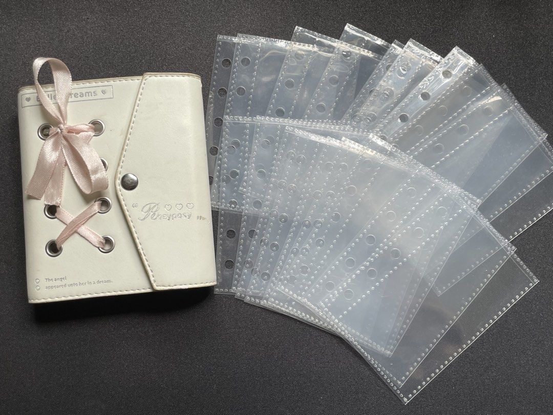Coquette binder with sleeves (Category: Stationery & School Supplies) located in Quezon City. Submitted by tzukumi (Listing ID 1464415668, Image 1). Description: wts lfb coquette binder - onhand - x sensi - 500 - can do meet-up, lalamove or jnt .