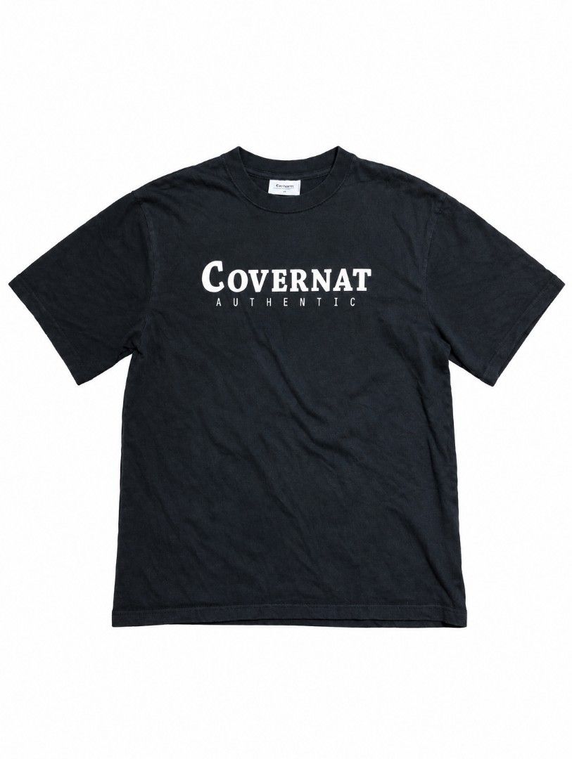 COVERNAT AUTHENTIC (Category: Tshirts & Polo Shirts ) located in Iligan City. Submitted by jydsale. (Listing ID 1464467401, Image 1). Description: 🖤 COVERNAT Authentic Black T-Shirt ✨ Classic black color ✨ COVERNAT Authentic front print ✨ Clean and simple streetwear style ✨ Size: S 📏 Pit to Pit: 18 inches 📏 Length: 25 inches 📏 Neck to Sleeve Point: 15 inches 💰 Price: ₱300 — Negotiable! 🤝 Perfect for casual outfits and everyday wear! 👕🔥 📩
