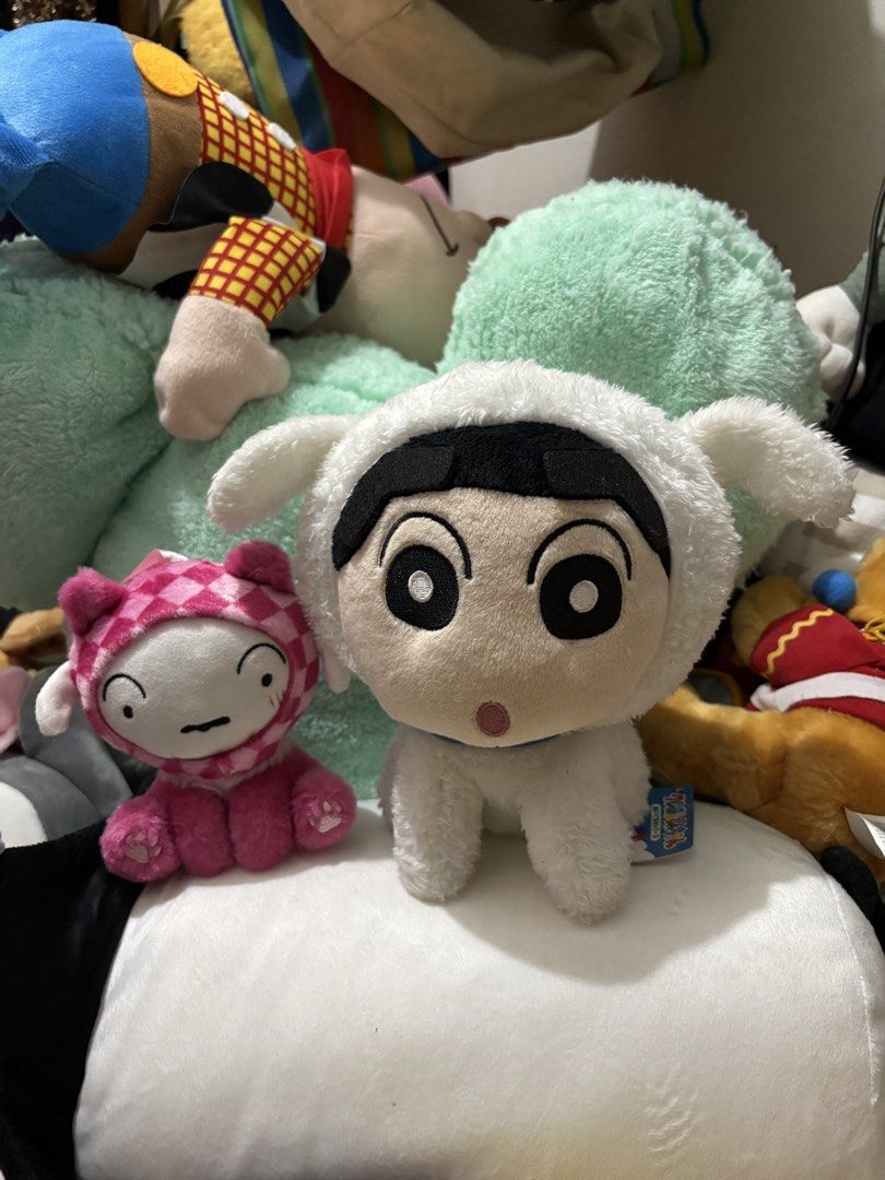 Crayon Shinchan and Shiro Plush Set (Category: Plushies & Soft Toys) located in Taguig. Submitted by goofysofties (Listing ID 1464398942, Image 1). Description: .