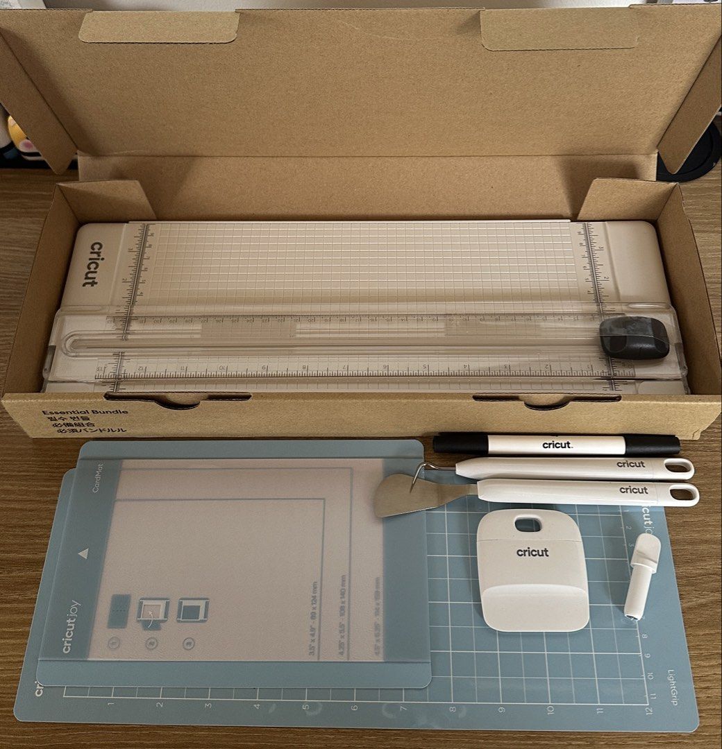 Cricut Joy 2 Machine Essential Bundle with Accessories (Category: Craft Supplies & Tools) located in Cavite. Submitted by authentic_fair (Listing ID 1464375534, Image 2). Description: For sale brand new condition (paired with my laptop only, used once to print small sticker only and cardstock for my son’s bday) No box (thrown already) Complete original set Bought August 11, 2026 Rfs: bought explore 5 Location: Tagaytay Price: 5,500 Original price