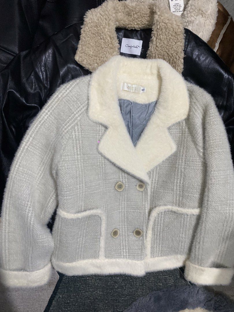 Crop mouton jacket (Category: Coats, Jackets and Outerwear) located in Baguio. Submitted by jelaitrift (Listing ID 1464561279, Image 1). Description: Cute sa actual neto Good for travel Parang brandnew pa.